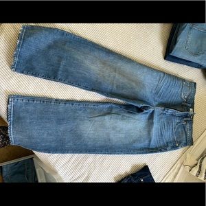 Madewell slim wide leg crop size 28